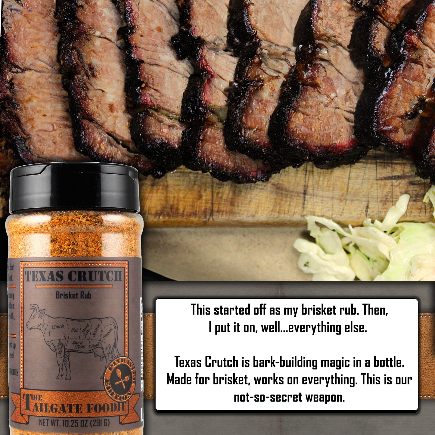 Texas Crutch Brisket Rub Pitmaster Edition