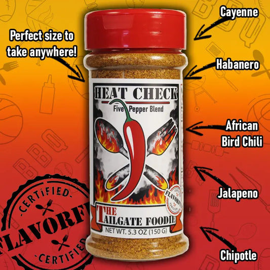 Heat Check: Five Pepper Blend The Tailgate Foodie