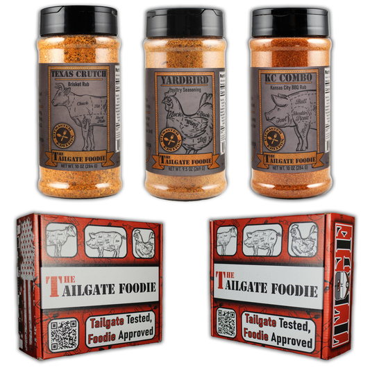 The Pit (3-Pack | Texas Crutch, Yardbird, KC Combo Pitmasters) The Tailgate Foodie