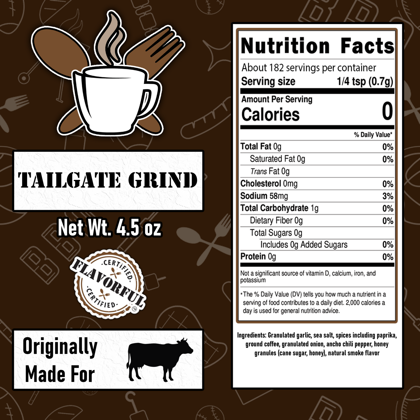 Caffè Tailgatè: Dark Roast Coffee Rub