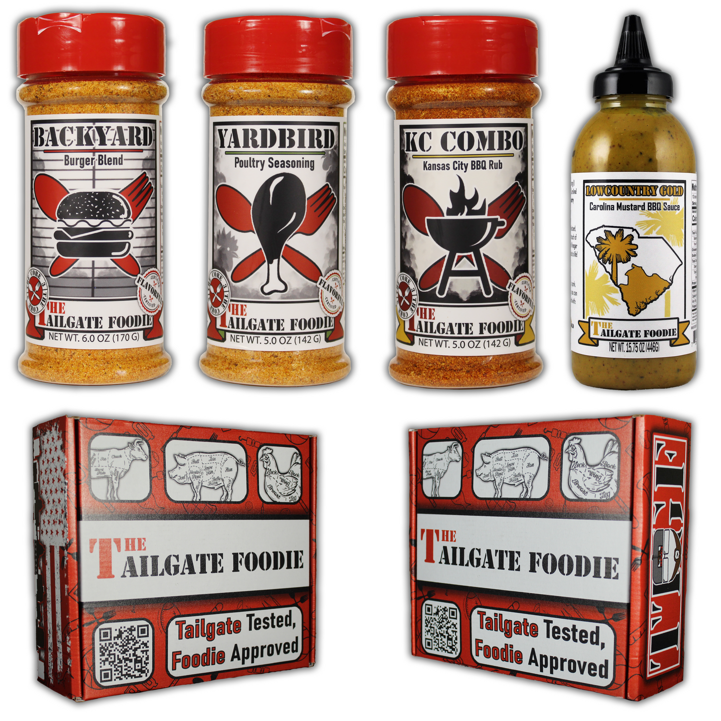 Backyard Bangers (4-Pack | Backyard, Yardbird, KC Combo, Lowcountry Gold)