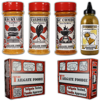 Backyard Bangers (4-Pack | Backyard, Yardbird, KC Combo, Lowcountry Gold)
