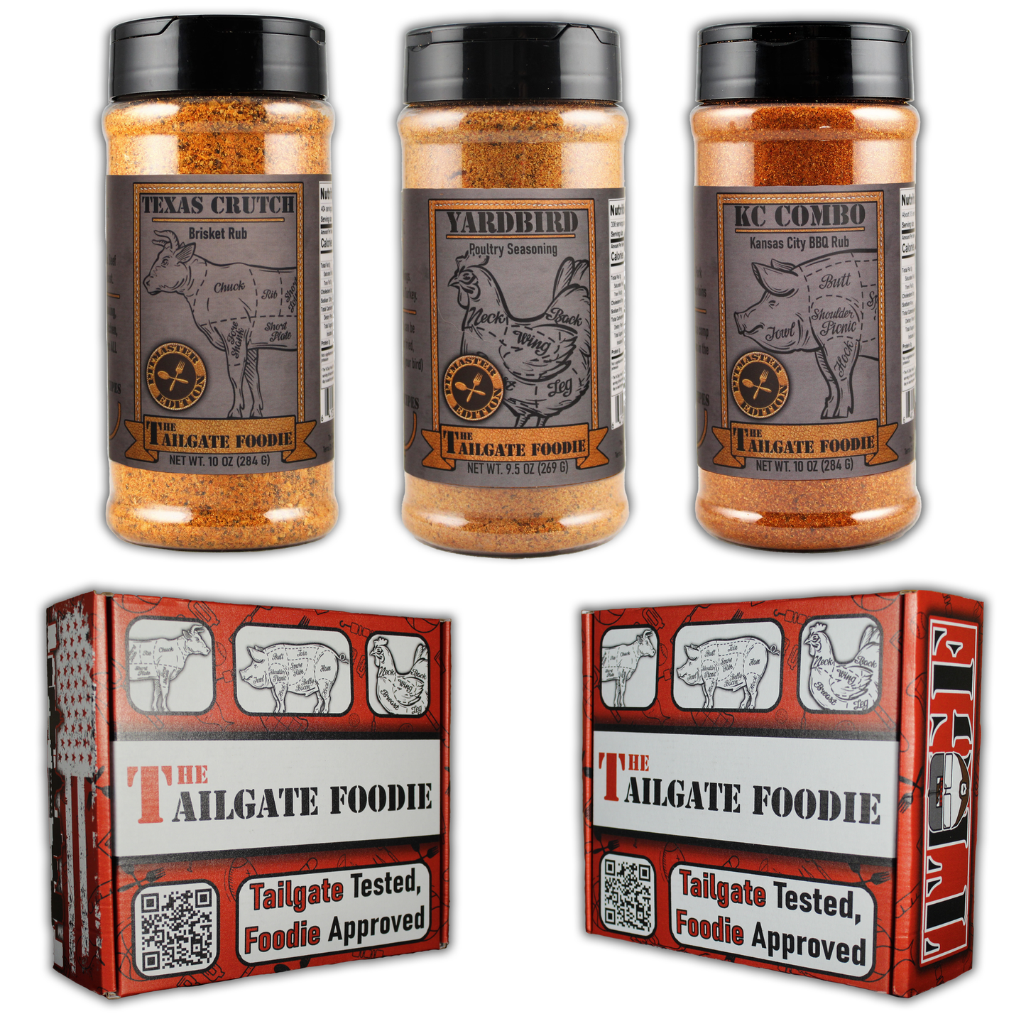 The Pit (3-Pack | Texas Crutch, Yardbird, KC Combo Pitmasters)