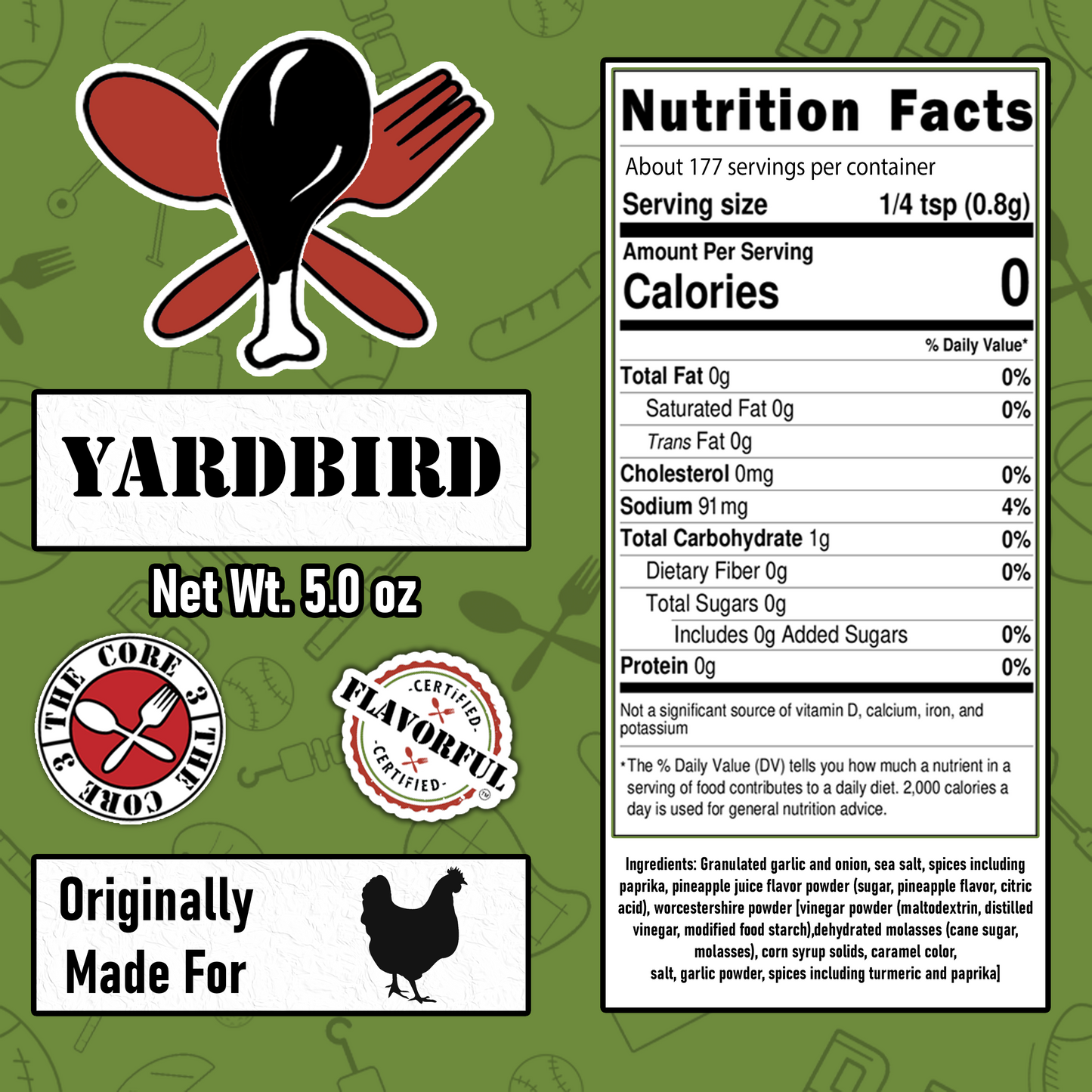 Yardbird: Poultry Seasoning