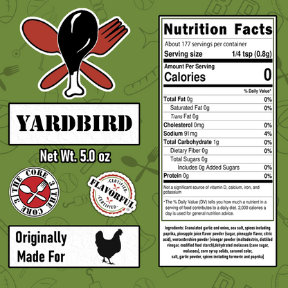 Yardbird: Poultry Seasoning
