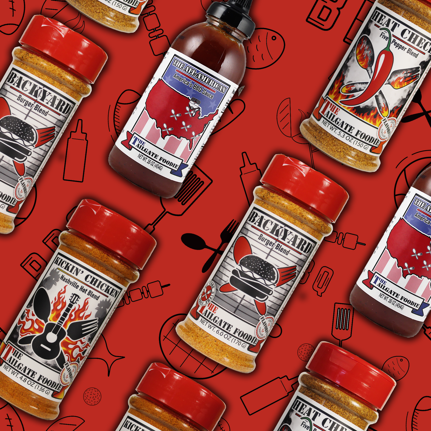 The Pre-Game (4-Pack | Backyard, Heat Check, Kickin' Chicken, The All-American)